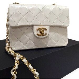 2004’ Vintage CHANEL Quilted Mini Square Flap Bag